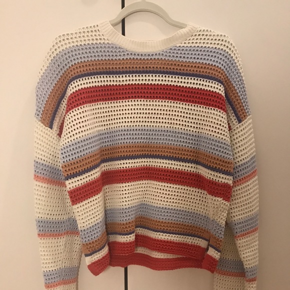 Joie Color Block Perforated Sweater - Picture 2 of 3
